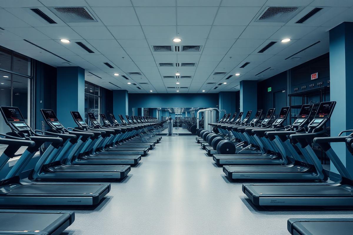 Fitnessstudio mit Kraft- und Cardiogeräten – Leasing durch IFL