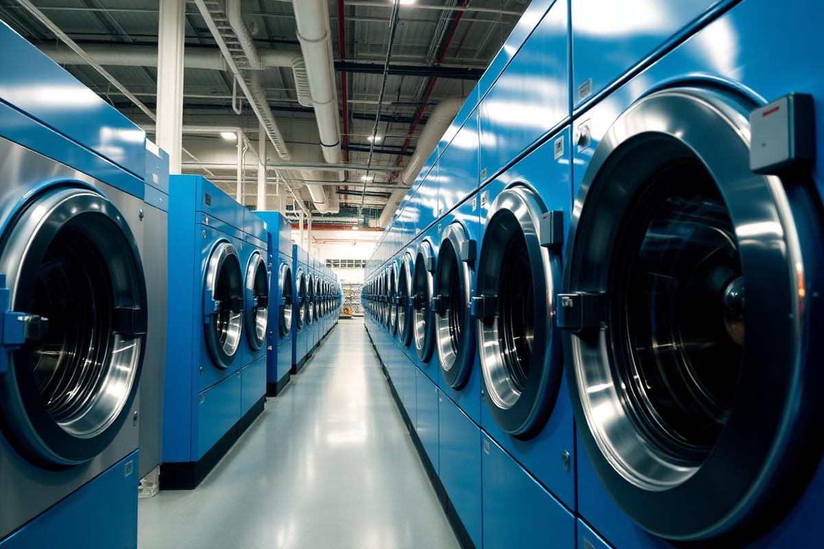 Industriewäscherei mit Waschstraße – Leasing durch IFL